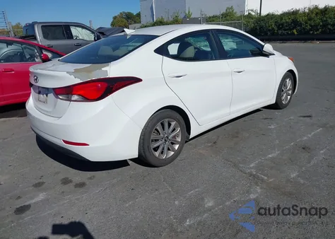 2016 Hyundai Elantra Se из США, поврежденный, VIN 5NPDH4AE7GH655815